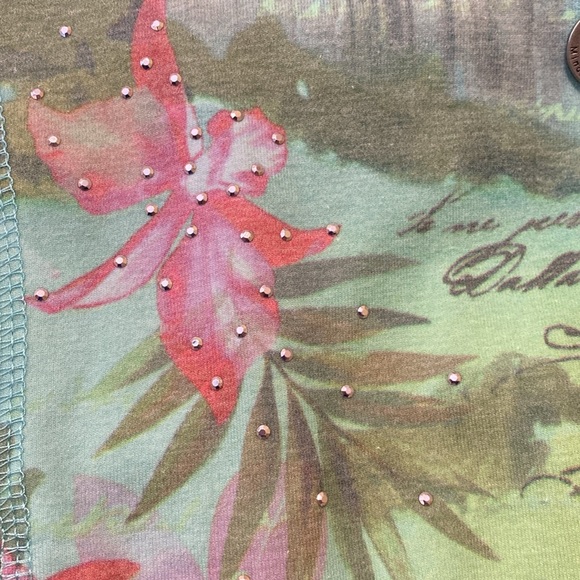 Mind Body and Soul Short Sleeve Sweatshirt Jacket, Large - Picture 6 of 6